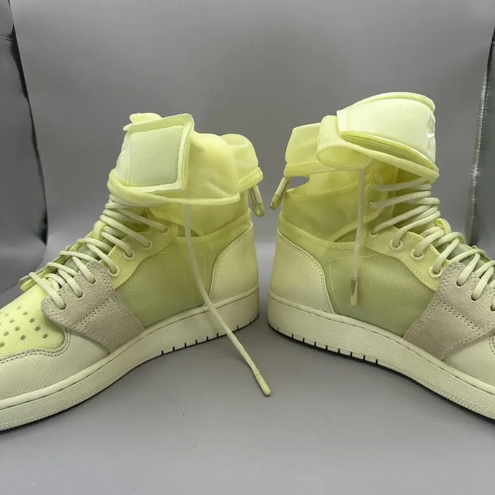 Nike Air Jordan 1 Explorer XX Shoes Womens Size 10.5 High Top Yellow AO1529-300